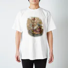 ヤマネコ。の部屋のくるくるねこ Regular Fit T-Shirt