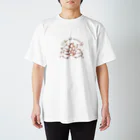 nemunoki paper itemの水玉海洋生物　イイダコ スタンダードTシャツ