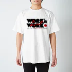 わくわく研究所のWORKnWORK Tシャツ WHITE Regular Fit T-Shirt