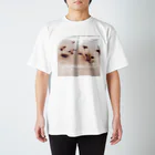 Siamese cat シャムのSiamese cat シャム猫 Regular Fit T-Shirt