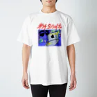 まるこふのVimとLinuxﾀﾉｼｲﾅｧ（文字赤） Regular Fit T-Shirt