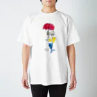 萩岩睦美のグッズショップのTシャツ　ピア Regular Fit T-Shirt