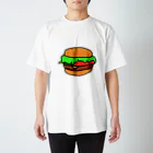 すいかのシンプルハンバーガーTシャツ スタンダードTシャツ