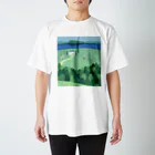 かわべしおん | イラストレーターのネズミくん旅にでる スタンダードTシャツ