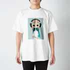 絵の具と女の子の聴いてるよ Regular Fit T-Shirt