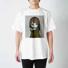 絵の具と女の子の今日も寒いね Regular Fit T-Shirt