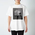 _unknownのWhite peony_3 Regular Fit T-Shirt