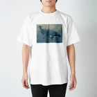 Le petit bonheurの絵画シリーズ（クジラ） スタンダードTシャツ