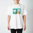 さらだふれんずのにゃいす と 推しガール Regular Fit T-Shirt