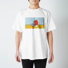 伊豆見のおしごとえび起 Regular Fit T-Shirt