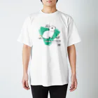 とべない熱帯魚のうさぎ（水色） Regular Fit T-Shirt