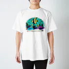 とべない熱帯魚のゆる熱帯魚　ツノダシ スタンダードTシャツ