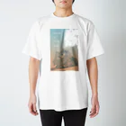 旅々PHOTOの良い旅を！ by 蒸気機関車もくもくver. Regular Fit T-Shirt