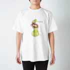 hiros_ppの食虫植物　Nepenthesシリーズ　N.ventricosa 在来系 Regular Fit T-Shirt