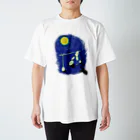 いのうえコロべぇしょっぷの月明かりの洗濯Tシャツ透過バージョン Regular Fit T-Shirt