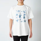 23 chuchoterのspace trip　kusumi blue ★ Regular Fit T-Shirt