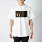 YOSHIKAZ KAWAKAMIの忙しいうさぎ スタンダードTシャツ