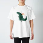 ドラ水彩のイグアナトマト Regular Fit T-Shirt