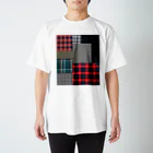 okonosyのチェック大好き Regular Fit T-Shirt