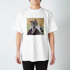 DORAMARUの猫のマルコちゃん スタンダードTシャツ