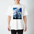 taka_1026の夏空に観覧車 スタンダードTシャツ