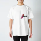 ぺんぎん屋の透明標本のピンセットで摘まれたネズミの透明標本 Regular Fit T-Shirt