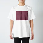 many many stripes.のボーダー１赤 Regular Fit T-Shirt