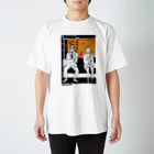 夏島舎◇◆サカガミタケシの奇妙な日常◆◇　（黒ロゴ） Regular Fit T-Shirt