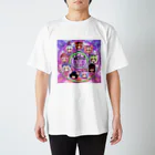 Psy Hedgehog@🌿🦑🍜のTouhou Goa Trance Family Vol.4 発売記念グッズ(文字なし) スタンダードTシャツ