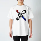 THE CANDY MARIAのトリコロール Music Regular Fit T-Shirt