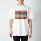 many many stripes.のマルチボーダー　グレー Regular Fit T-Shirt