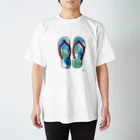 YUHEI Designの夏、ビーチサンダル。 Regular Fit T-Shirt