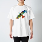 KANAT  LAMHITAの虹色の飛ぶ鳥 Regular Fit T-Shirt