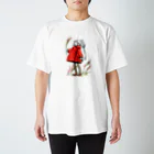 ayanayaの赤コートちゃん Regular Fit T-Shirt