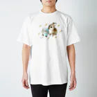 萩岩睦美のグッズショップのTシャツ　うさぎとポー スタンダードTシャツ
