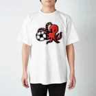 fancygraphicの タコサッカー01 Regular Fit T-Shirt