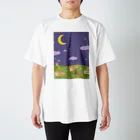 あにうぉるがぶの夢の中のコーギー スタンダードTシャツ