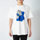 まどろみの温度のアイスたべる ブルー Regular Fit T-Shirt