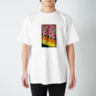 SACHI GRAPHIC ARTSの花札　桜に幕 スタンダードTシャツ