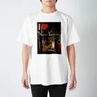 ＫＯＭＩＮＡＫＡＮＯのアイラブＮＹ　Ｉｌｏｖｅ　ＮＹ　中野区　弥生町　川島商店街 スタンダードTシャツ