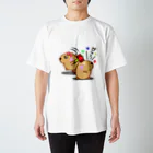 きゃぴばら倶楽部のきゃぴばら【ぴこっ】 Regular Fit T-Shirt