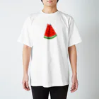 ぷにSHOPのスイカおいしい スタンダードTシャツ