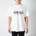 鴨鍋不動産の鳥獣戯画オリジナル003－屋台のお楽しみ スタンダードTシャツ