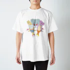 かめ野むし子の仲良しトリオ Regular Fit T-Shirt