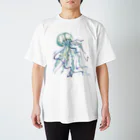 凩 灯の水彩海月 Regular Fit T-Shirt