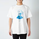 チッチママの青空の女の子 スタンダードTシャツ