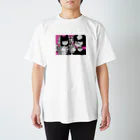 よいねこ247の【タピオカピンク】BADCATSのTシャツ Regular Fit T-Shirt