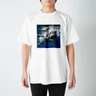 black rayのGreat White Shark T shirt スタンダードTシャツ