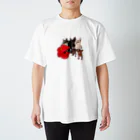 mmcの花ネコ スタンダードTシャツ