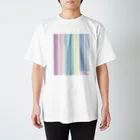 CHILL etc.の甘めのパステルストライプTシャツ Regular Fit T-Shirt